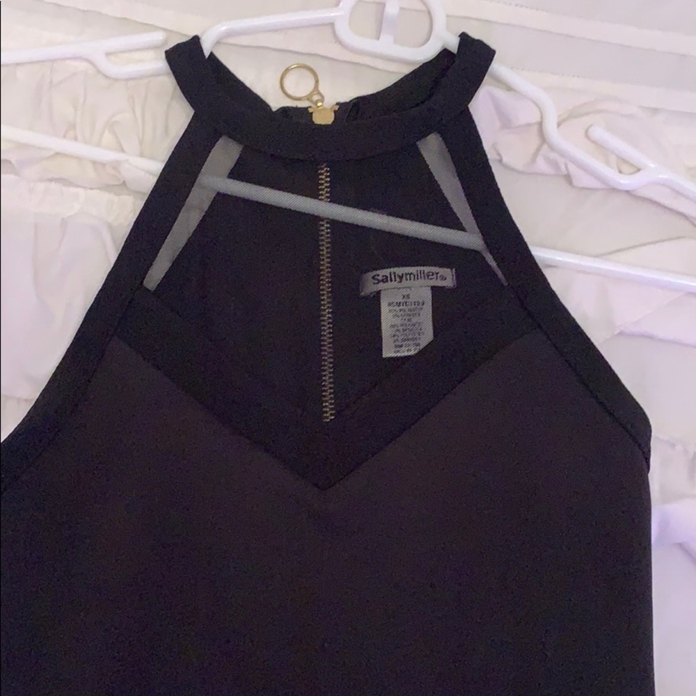 Black party dress sally miller